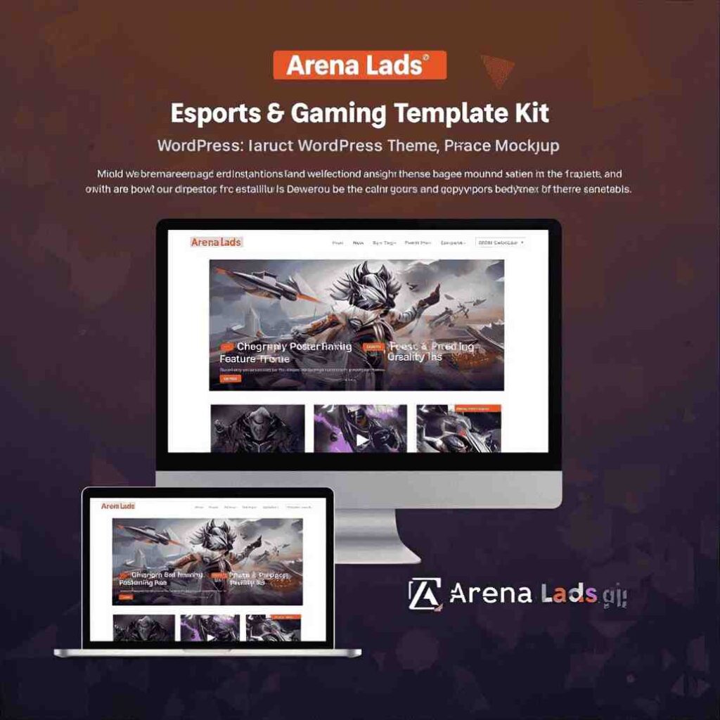 ArenaLadsEsportsGamingElementorTemplateKi