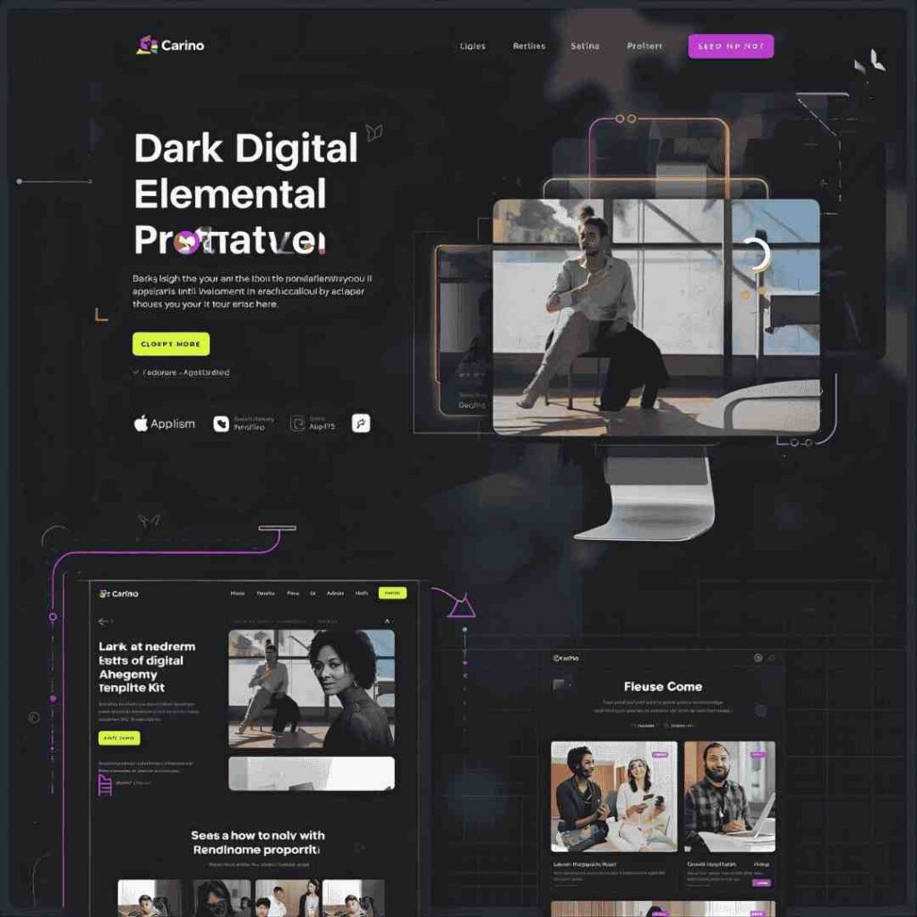 CarinoDarkDigitalAgencyElementorTemplateKi