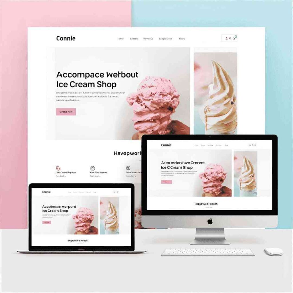 ConnieIceCreamShopElementorWordPressTemplate-Cop