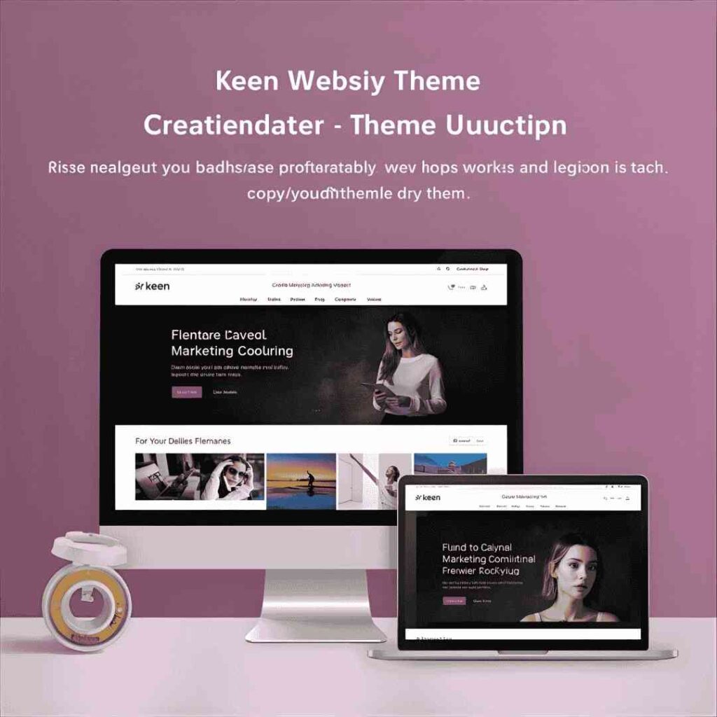 Keen Dark Digital Marketing AgencyElementorTemplateKi