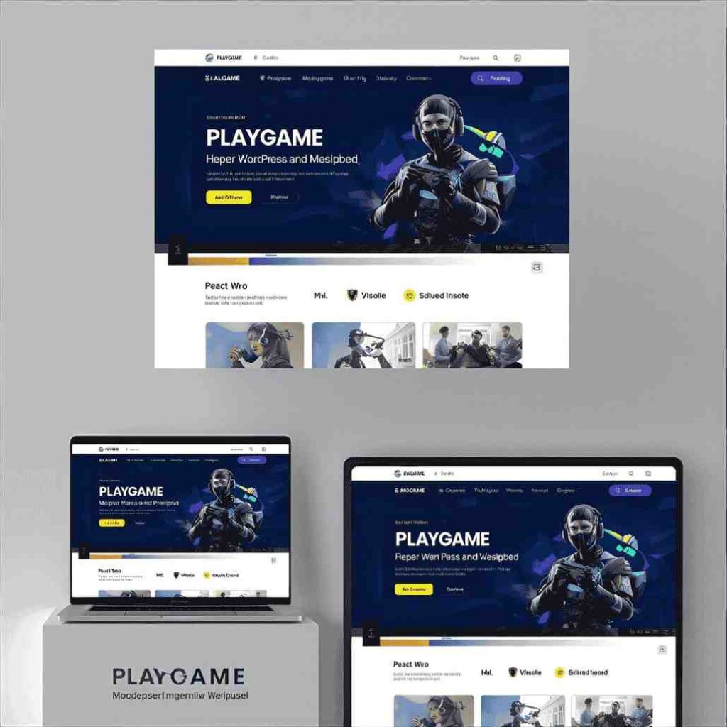 PlaygameEsportsElementorTemplateKi