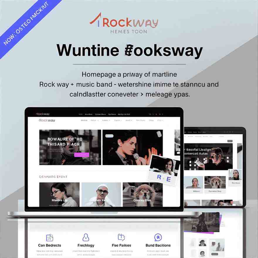 RockwayMusicBandMusicianElementorTemplateKi