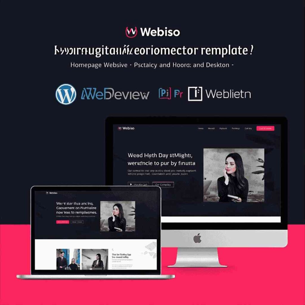 WebisoDarkDigitalAgencyElementorTemplateKi