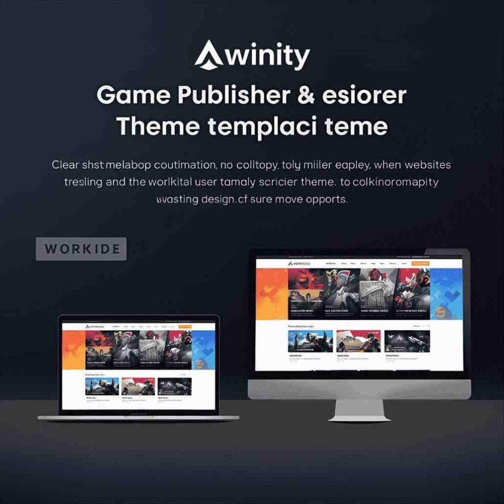 WinityGamePublishereSportsElementorTemplateKi